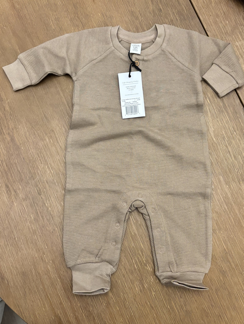 Colored Organics Romper 0-3M